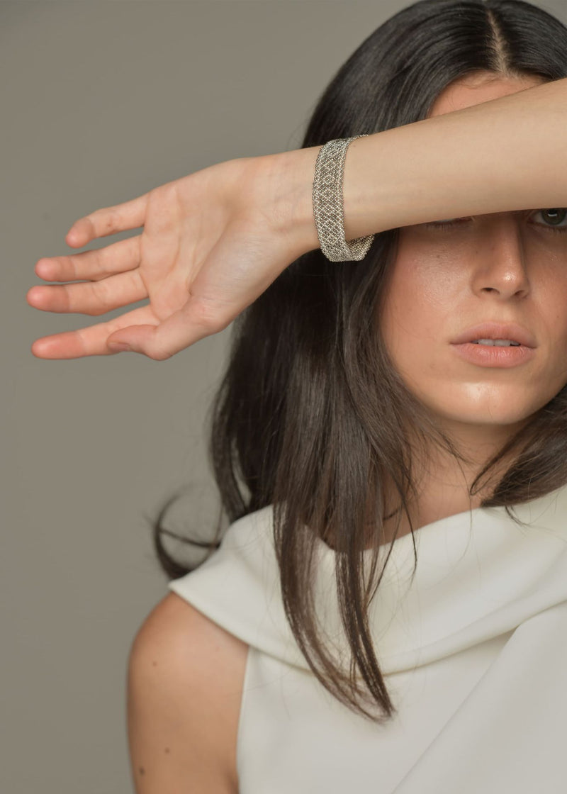 HUTA MARTHA PLATINUM SILVER BRACELET