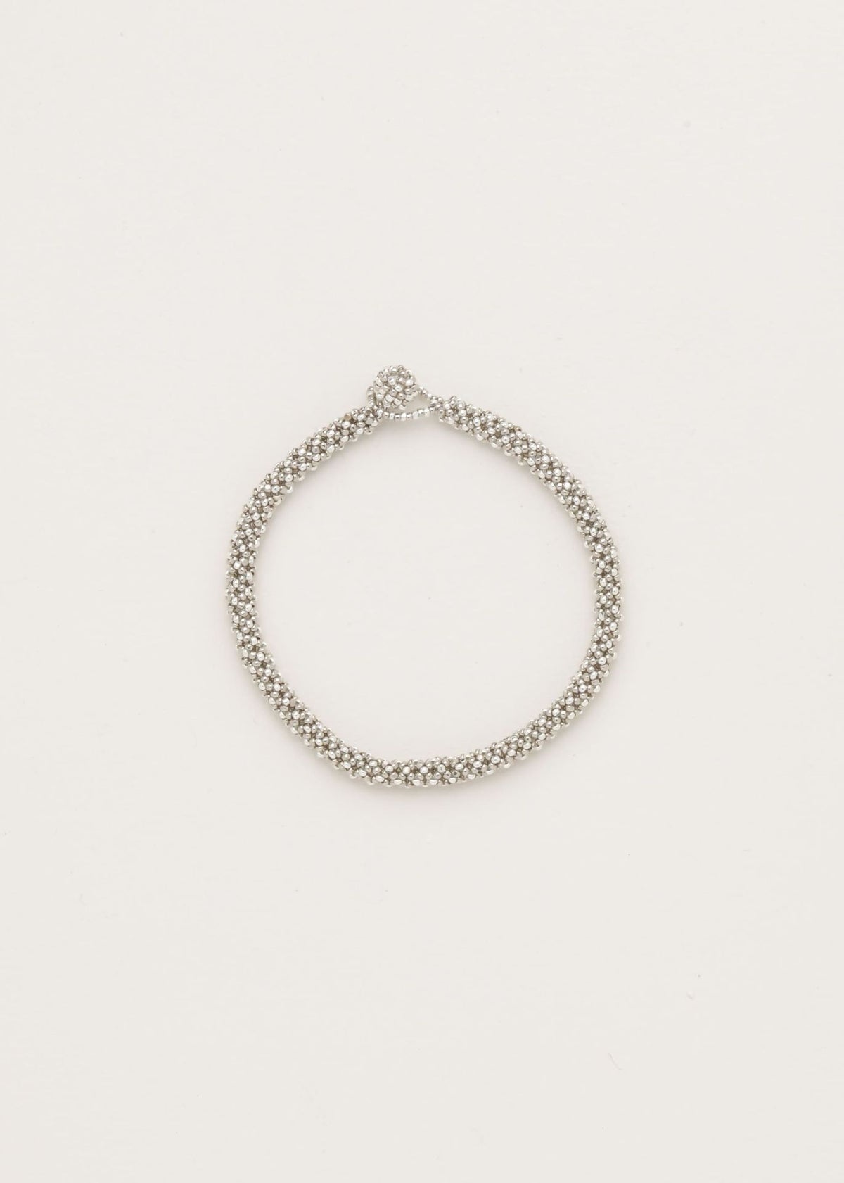 BRAZALETE HUTA SERPIENTE PLATA PLATINO