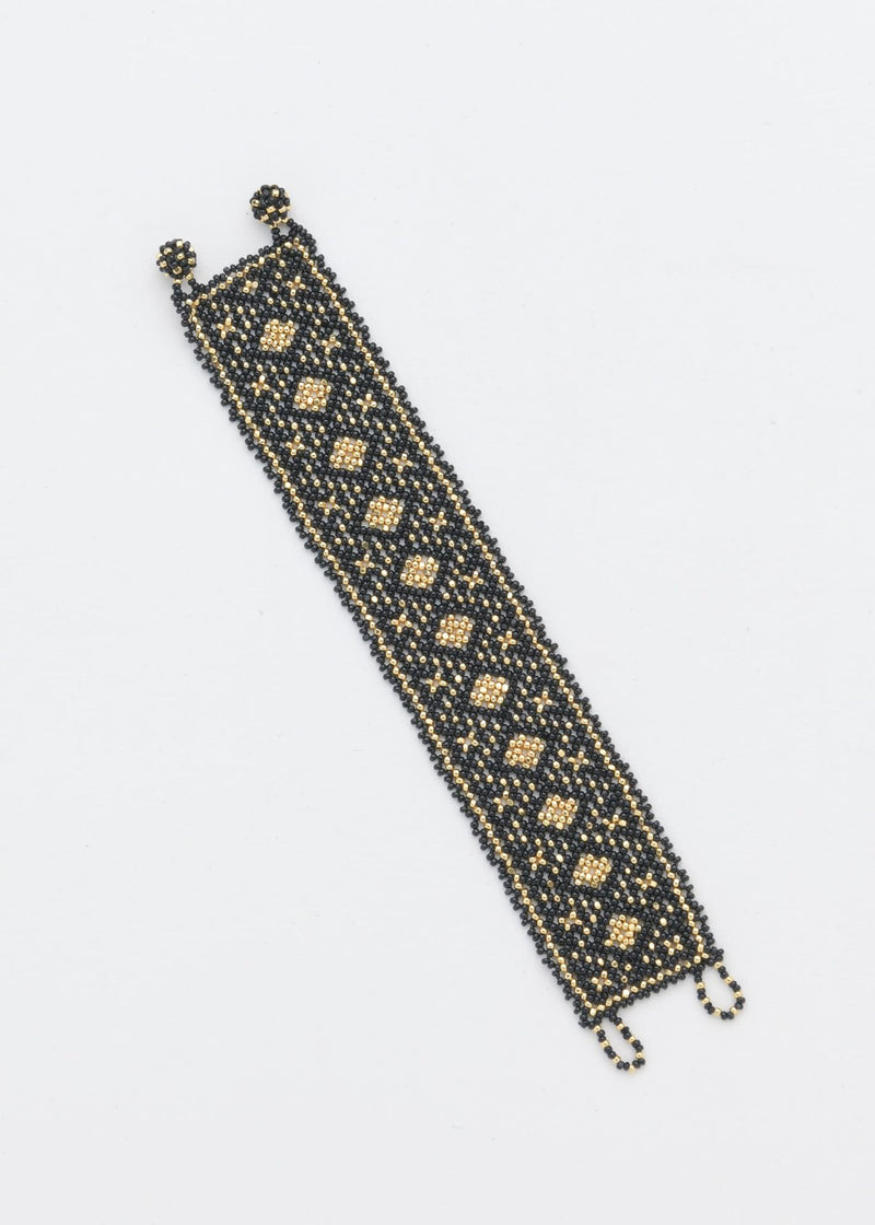 BRAZALETE MARTHA ORO NEGRO