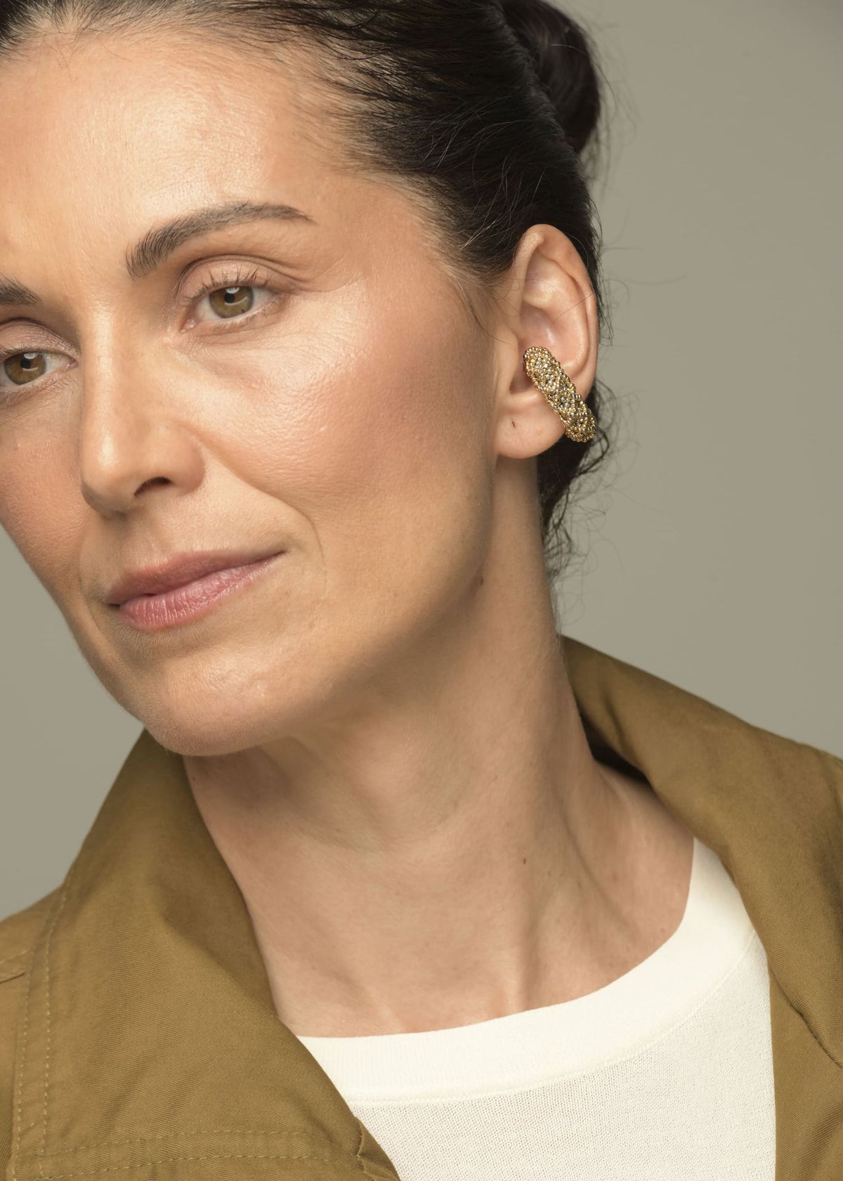 NAWI EARCUFF GOLD PLATINUM