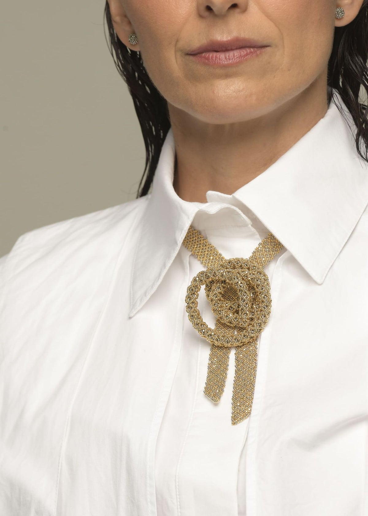 HAIKURI BOW TIE GOLD PLATINUM