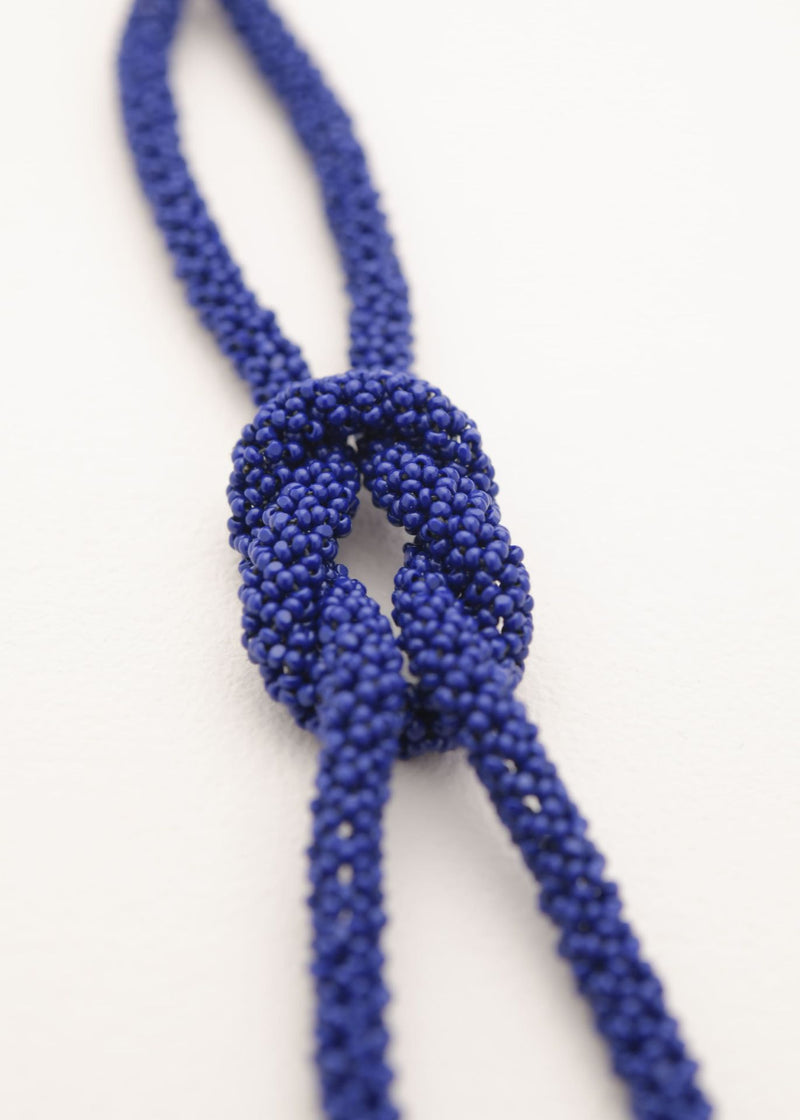 BRAZALETE NUDO TAWARI AZUL REY OSCURO