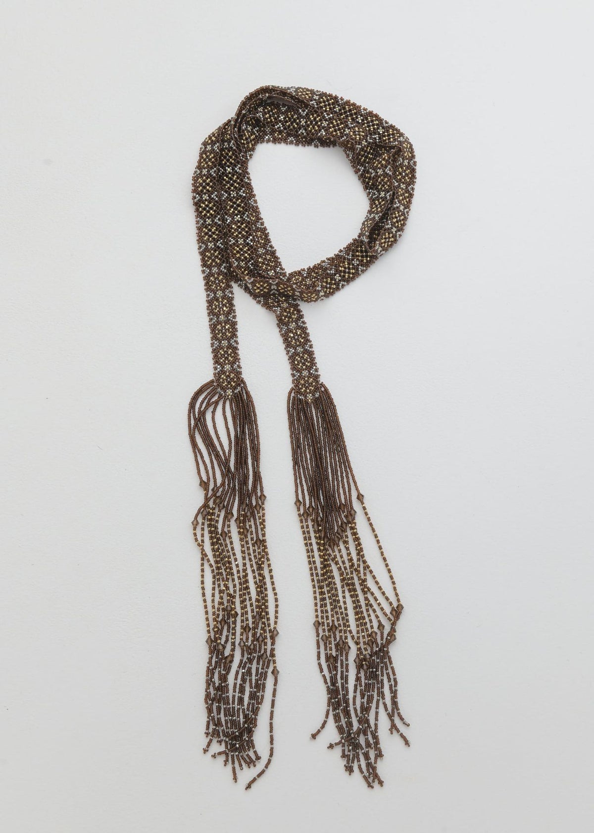 GOLD PLATINUM MARTHA STRIP TRANSPARENT BROWN