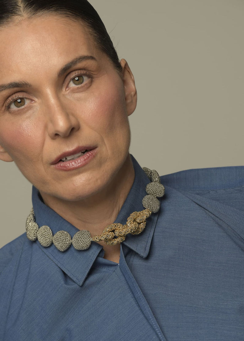 COLLAR UAYE TAWARI PLATINO ORO