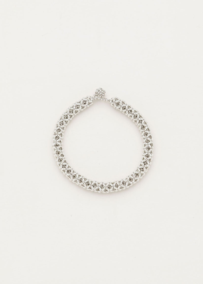 BRAZALETE HUTA SERPIENTE NAWI PLATA PLATINO