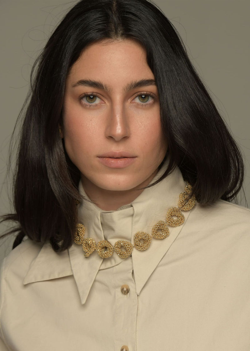 COLLAR HAIKURI ORO PLATINO