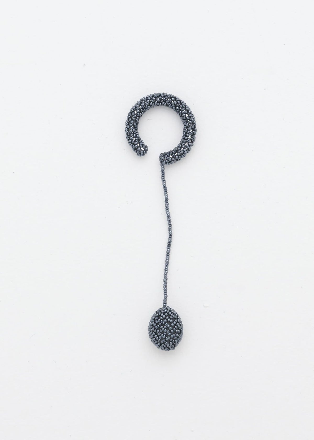EARCUFF SENCILLO TAWARI GRIS METALICO