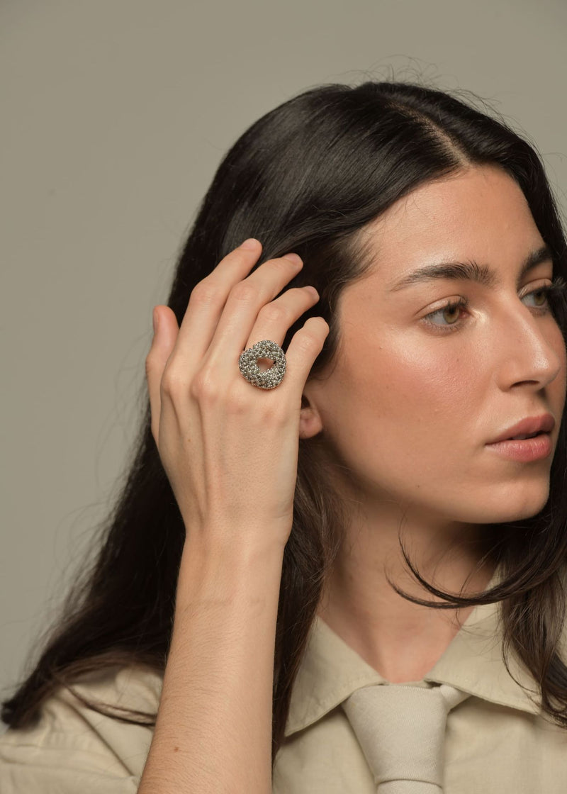 ANILLO HAIKURI PLATA PLATINO