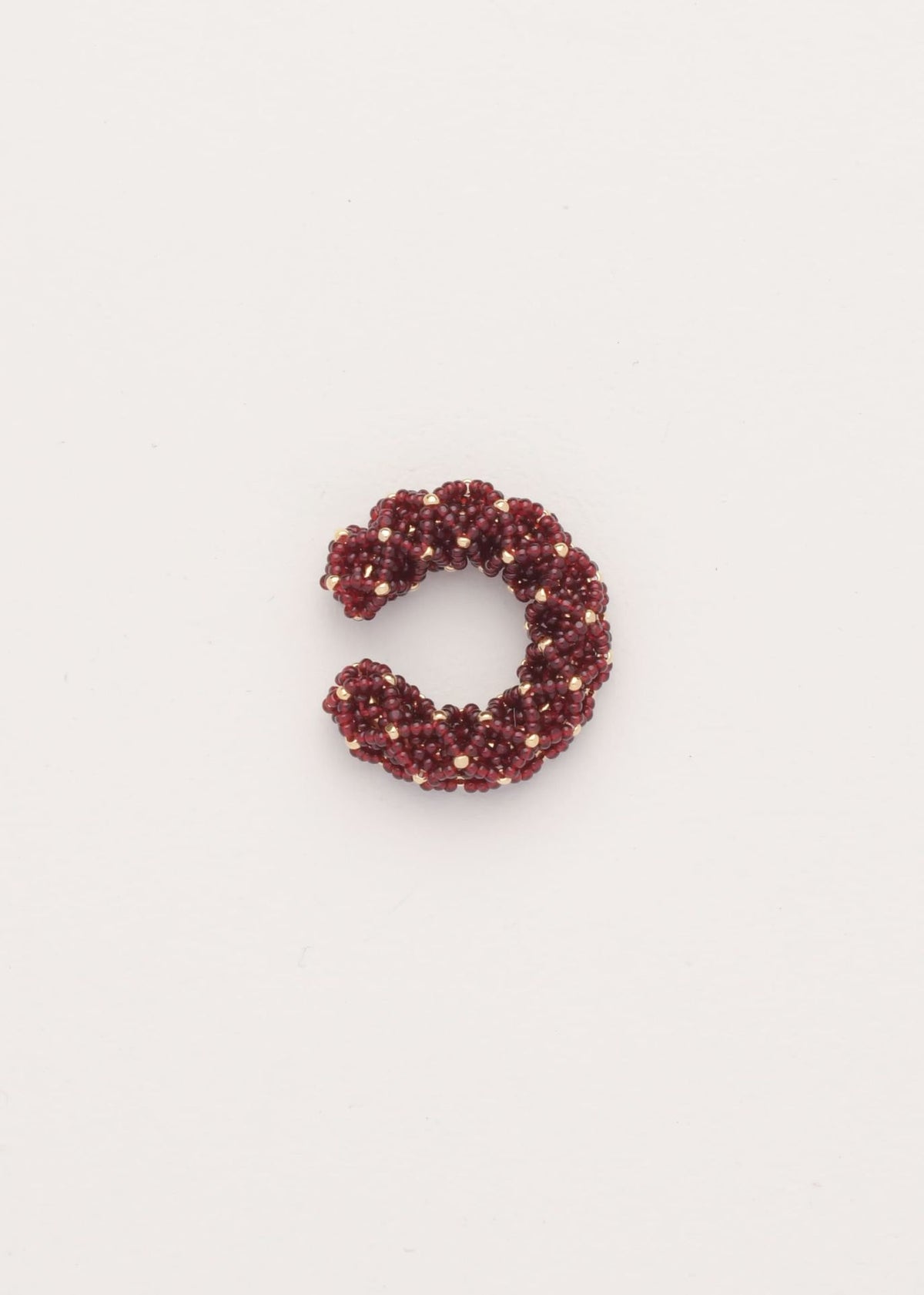 NAWI EAR CUFF RED GOLD JAMAICA