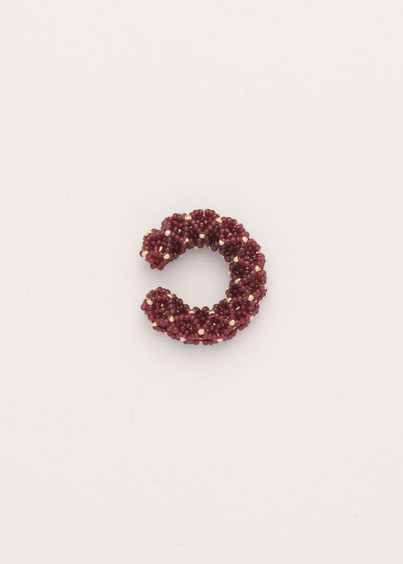 EARCUFF NAWI PLATINO ROJO JAMAICA
