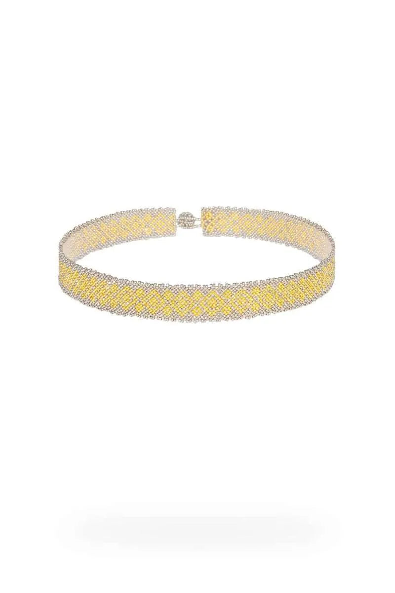 GARGANTILLA HUTA MARTHA ORO PLATINO