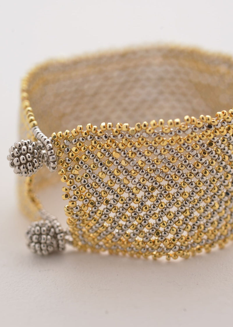 BRAZALETE MARTHA ORO PLATINO