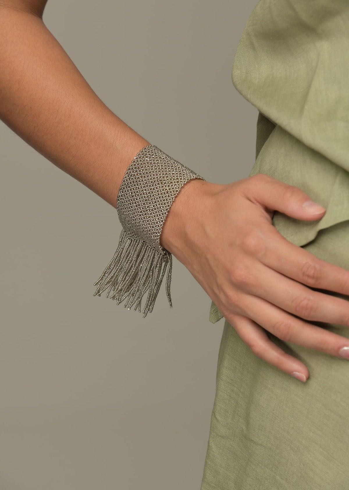 MARTHA PLATINUM STRIP BRACELET