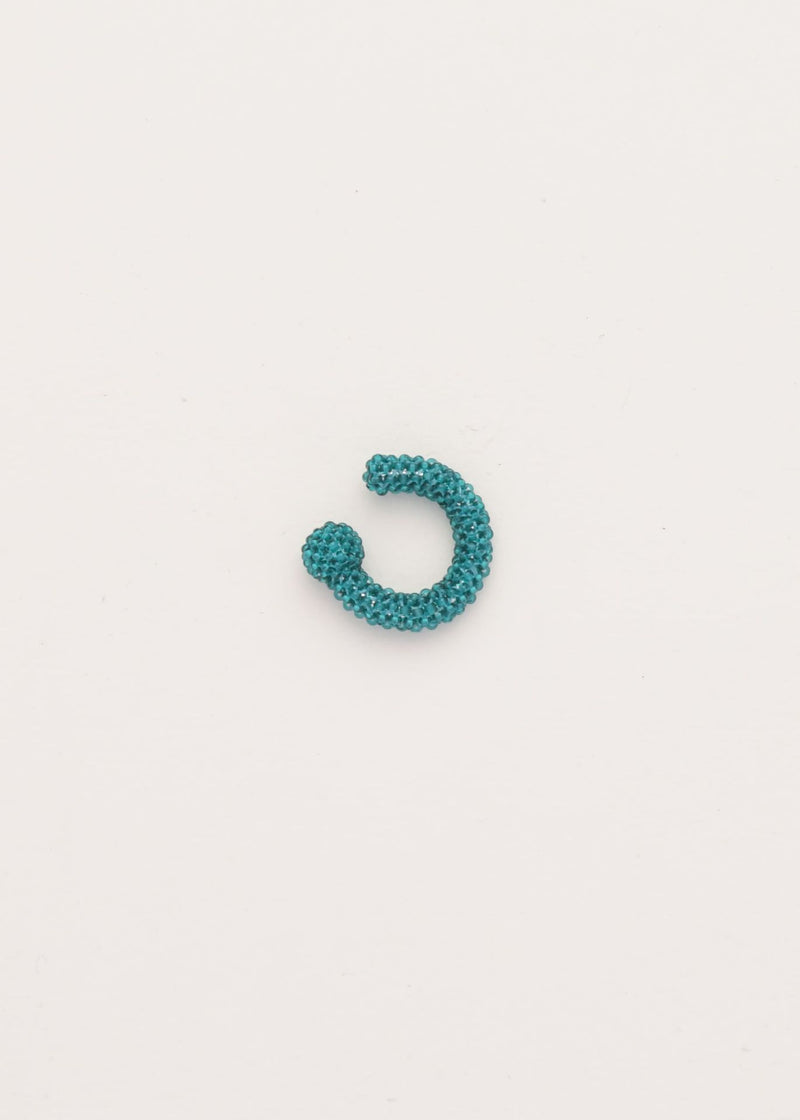 EARCUFF HUTA MARTHA VERDE ESMERALDA TRANSPARENTE