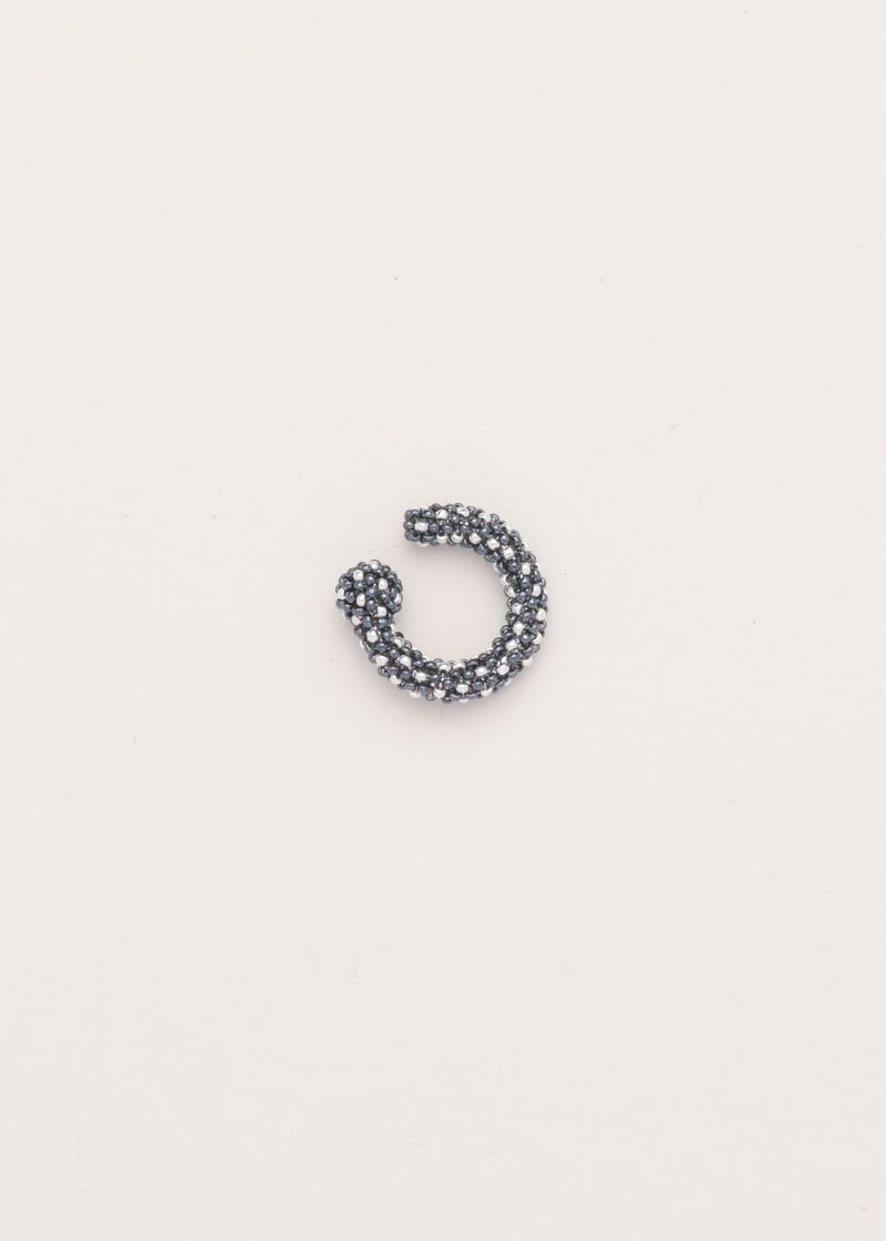 EARCUFF HUTA MARTHA PLATA GRIS METALICO