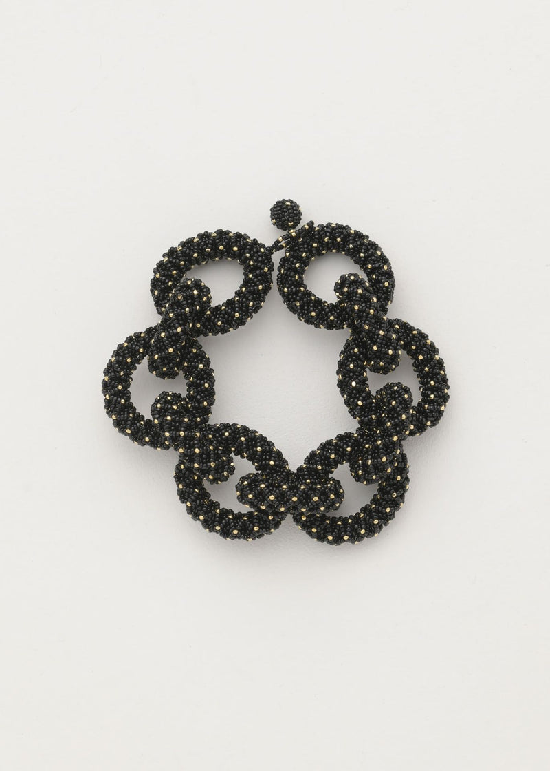 BRAZALETE HAIKA CADENA NAWI ORO NEGRO