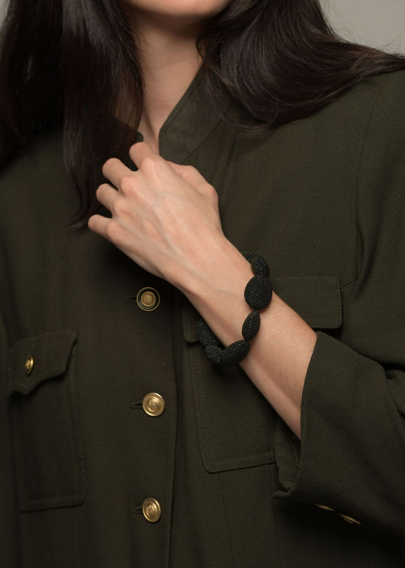 BRAZALETE TAWARI VERDE PETROLEO