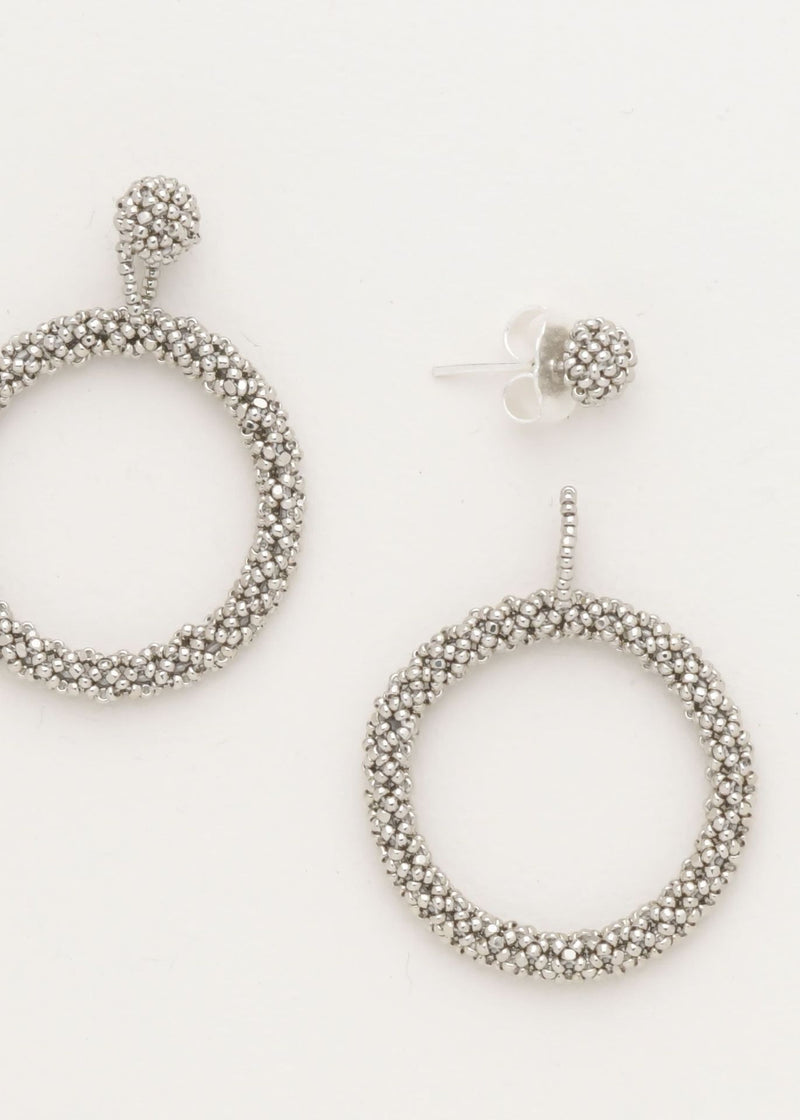 ARETES UN ARO MARTHA PLATINO