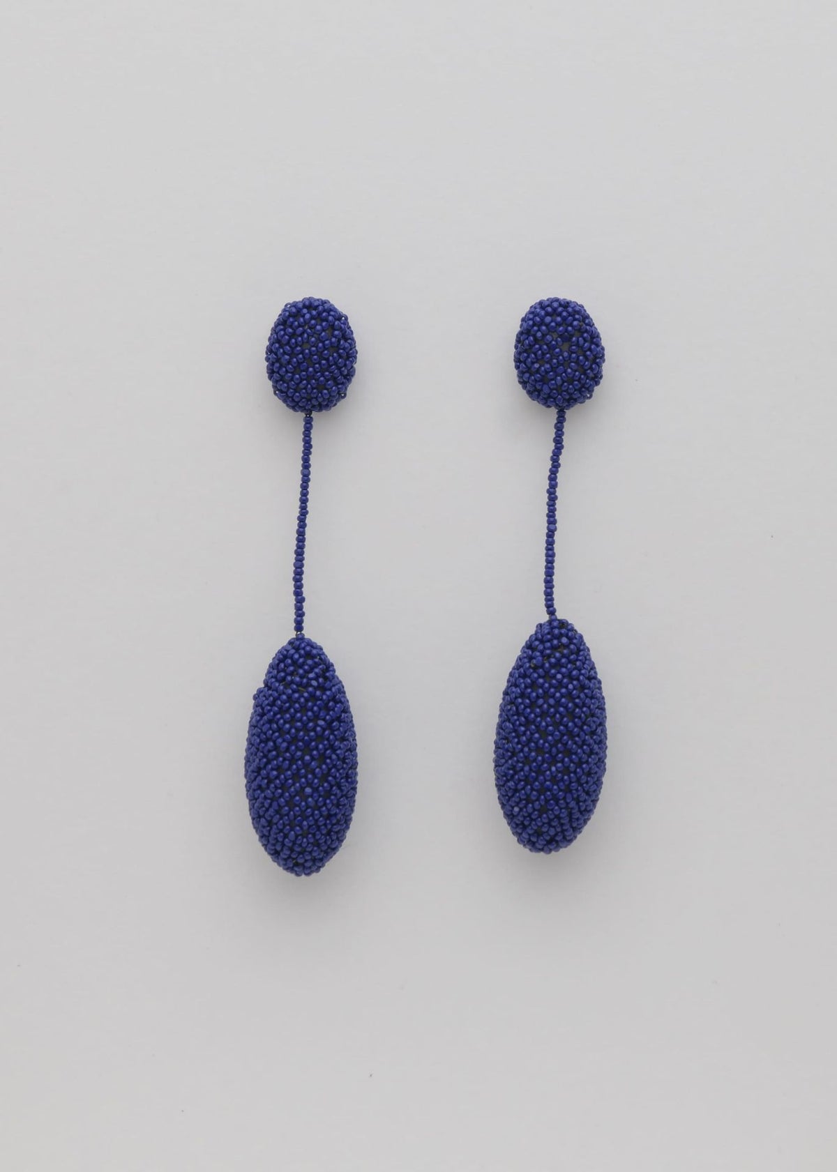 TAWARI DARK ROYAL BLUE HANGING EARRINGS
