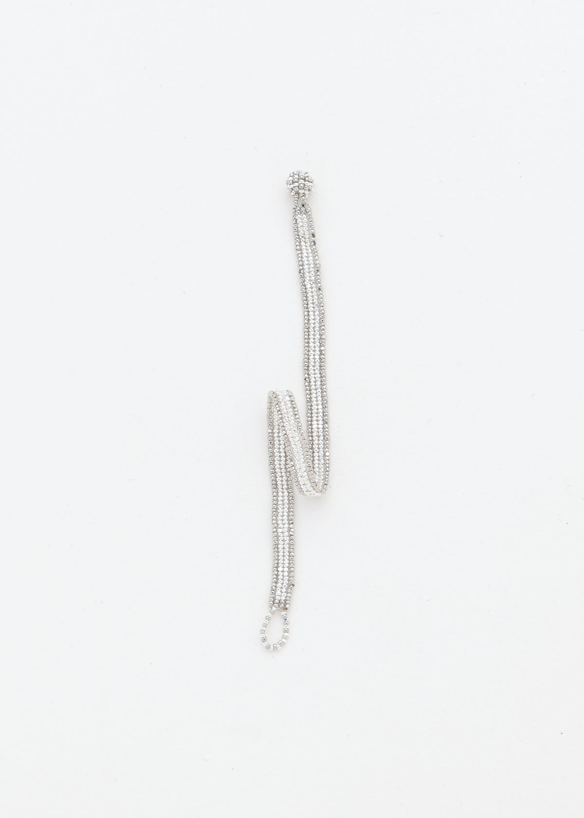 BRAZALETE HUTA LINEAL PLATA PLATINO