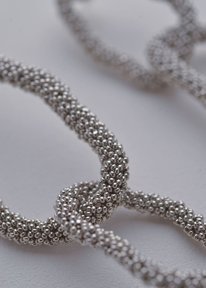 ARETES ESLABON KIPURI PLATINO