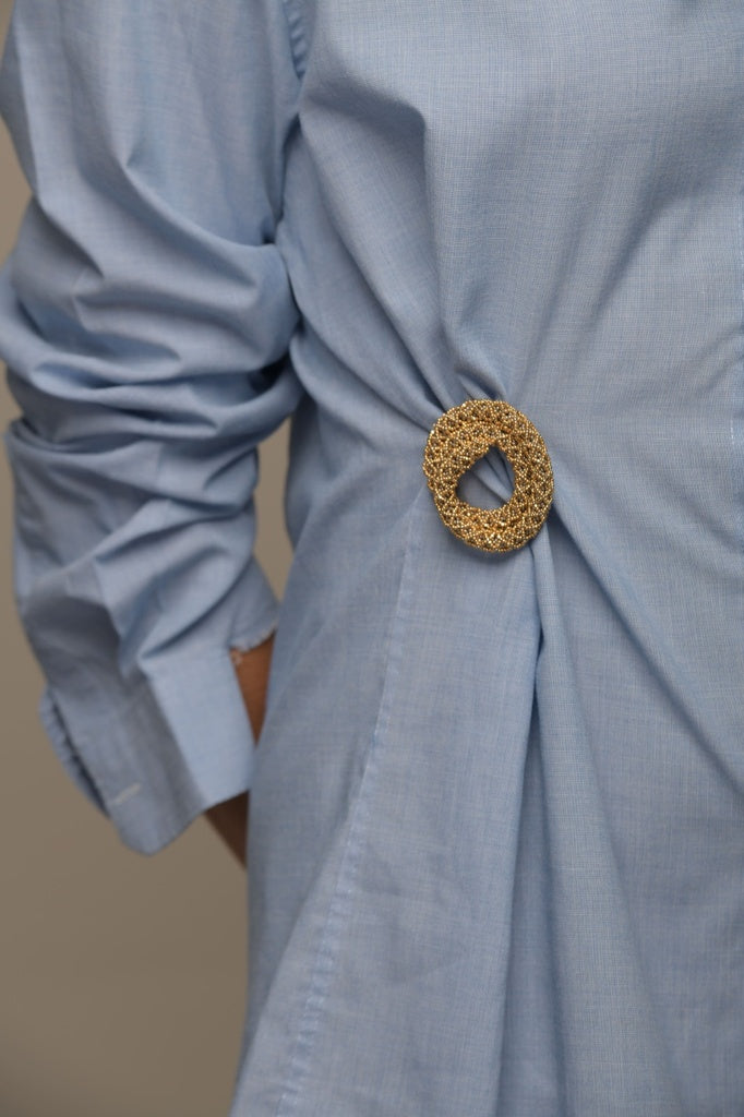 BROCHE ESPIRAL ORO