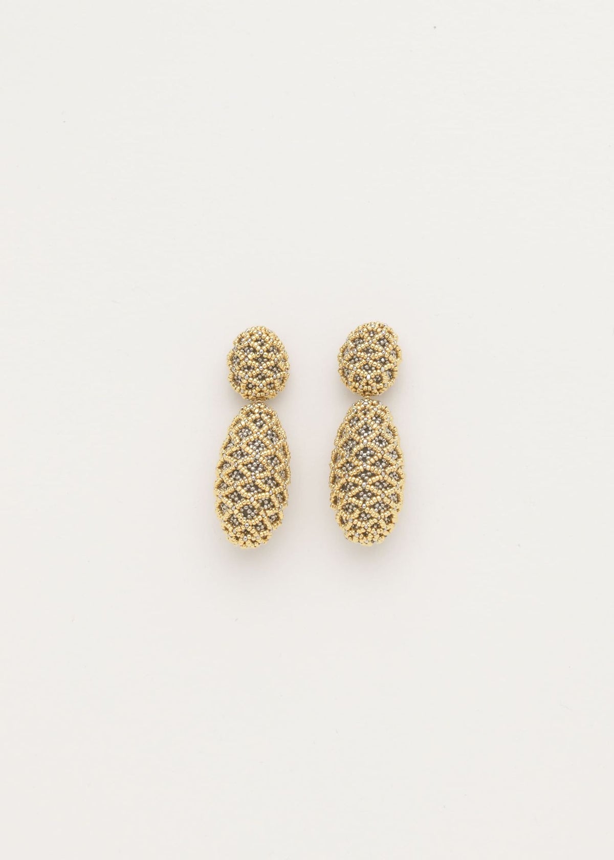 UKAI TAWARI EARRINGS GOLD PLATINUM