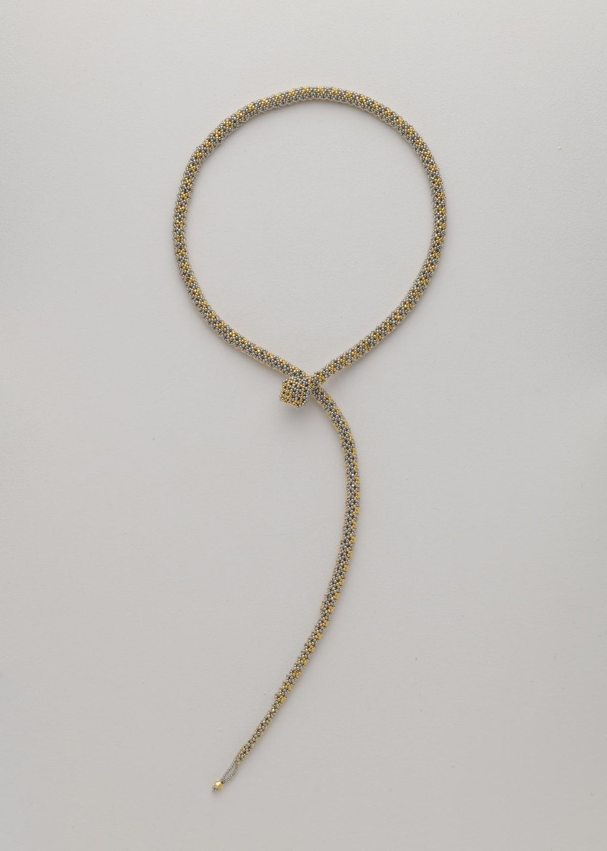 PLATINUM GOLD SNAKE NECKLACE