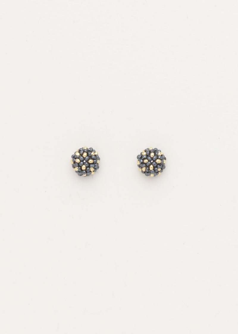 BROQUELES MARTHA ORO GRIS METALICO