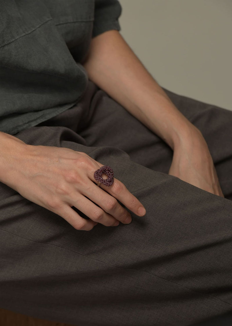 ANILLO HAIKURI TG GARNET LUSTRE