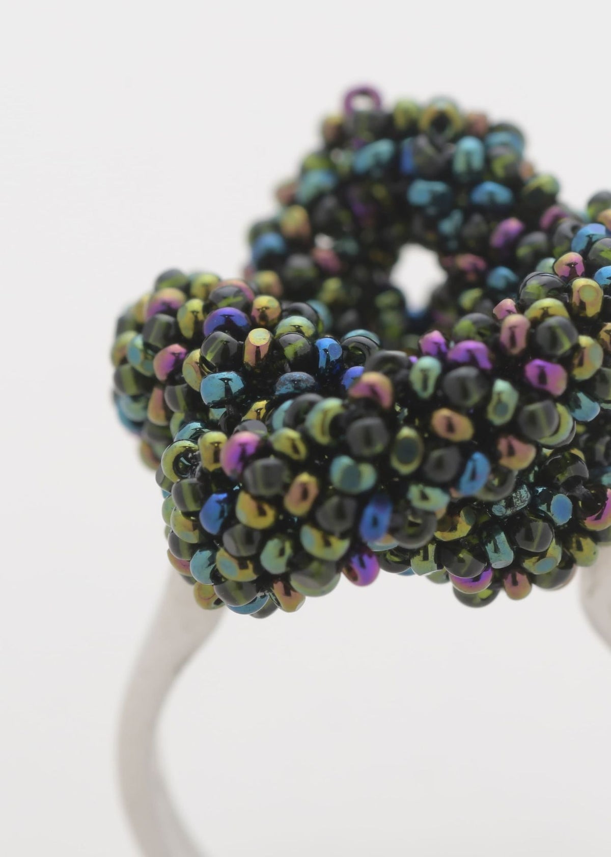 ANILLO HAIKURI VERDE TORNASOL VERDE BOTELLA OBSCURO