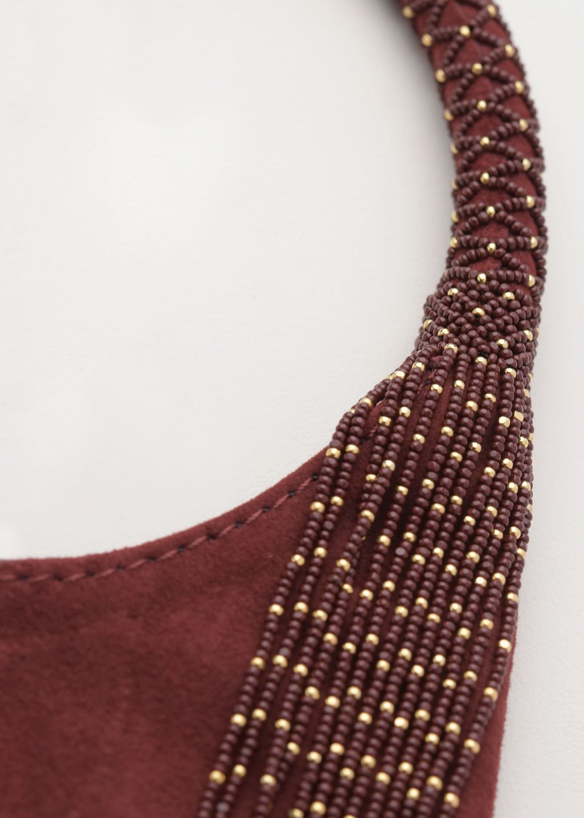 BAG HAIKURI GOLD WINE LEATHER WINE